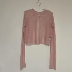 kastaneメッシュカーディガン