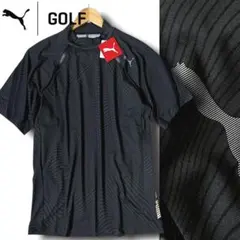 S プーマ ゴルフ ストレッチ スムーステックカット モックネック 半袖シャツ