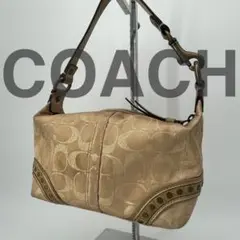 Coach Accessory Pouch Studs Gold