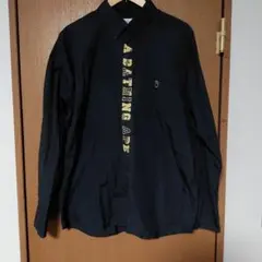 A BATHING APE カモ柄ロゴ 長袖シャツのサムネイル