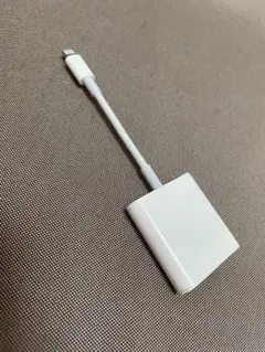 Lightning USB接続アダプタ ホワイト 美品