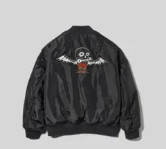 GU×アンダーカバー　フェイクレザーリバーシブルブルゾン