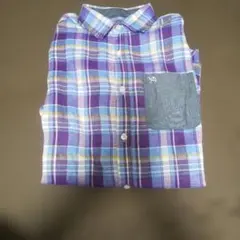 Arnold Palmer チェック柄シャツ パープル系 Mのサムネイル