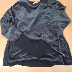 未使用　レディース　ベロアシースルー　タンクトップ付き