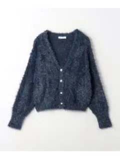 adayinthelife ユナイテッドアローズ　ラメフェザーカーディガン