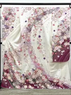 振袖 やまと扱い 紋意匠 牡丹 身丈165cm 撥水加工済 HKT241