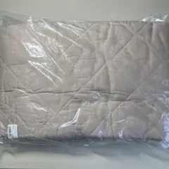 セミダブル　二重ガーゼ&綿パイル敷きパッド　ブラウン