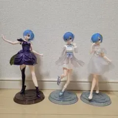 Re:ゼロから始める異世界生活　レム　フィギュア　3点セット