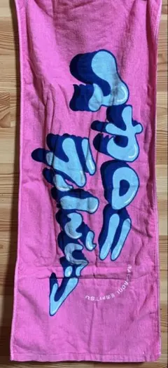 마카로니 연필 수건 핑크 녹는 여름 수건