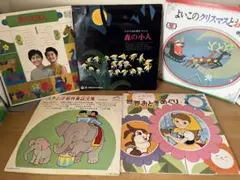 昭和レトロ およげ！たいやきくん、子供音楽館レコード ほか - メルカリ