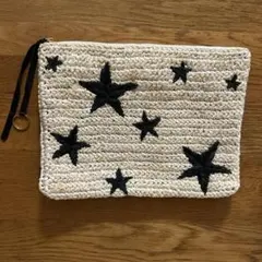 nouer サマー　クラッチバッグ　ヌエール　美品　星のサムネイル