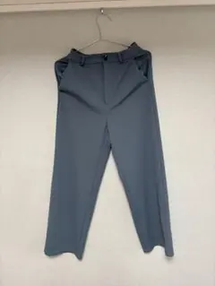 GU カットソーカラースラックス 水色 ブルー