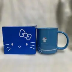 【新品】 HELLO KITTY 青色 マグカップ 2010年 ①