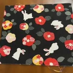 生地　はぎれ ハギレ うさぎ　花柄 8枚