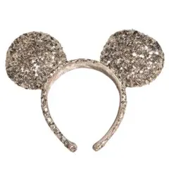 ミッキー カチューシャ シルバー ギャル