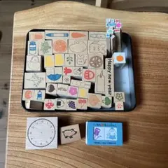 木製スタンプセット