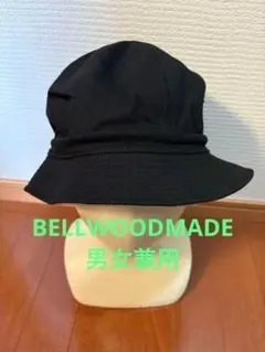 상태좋음 ベルウッドメイド バケットハット 黒 男女兼用 サファリハット 夏