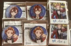 ツイステ ツイステ展 ツイステッドワンダーランド 缶バッジ カード エース