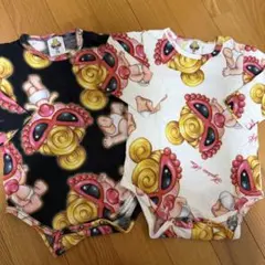 今週のみ投稿‼️ヒスミニ ロンパース 70 2点セット