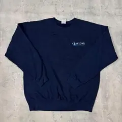 CAPSTONE 刺繍ロゴ スウェット ネイビー