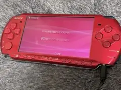 PSP-3000 ラディアンレッド 本体　メモリースティク　4GB 充電器付