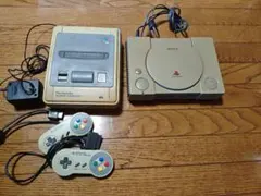[ジャンク] スーパーファミコン プレイステーション
