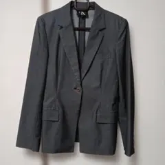 Calvin Klein テーラードジャケット グレー レディース シンプル