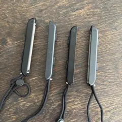 【送料込み】任天堂Switch　純正品　ジョイコンストラップ黒【4本セット】