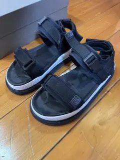 WH ブラック スポーツサンダル 調整可能