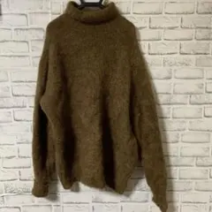 H beauty & youth モヘヤセーター