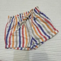 【美品】baby GAP ストライプ ショートパンツ 18-24m