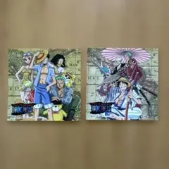 ワンピース　雷おこしステッカー　2枚