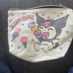 クロミ アイスクリーム柄 ポーチ