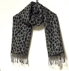 【新品 未使用】jou jou lierジュジュリエ　ヒョウ柄ストール　タグ付き