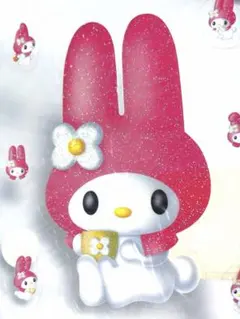 シール　マイメロディ ステッカー　平成レトロ　サンリオ　クリアステッカー