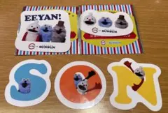 パペットスンスン スシロー コラボ ステッカー シール ピック