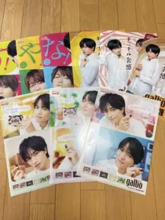 SexyZone ふまけん ガルボ クリアファイル 下敷き9枚セット