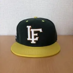 LEFLAH キャップ グリーン イエロー ストレートキャップ 帽子 ぼうし