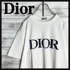 【美品・近年モデル】Dior 刺繍ロゴ半袖tシャツ　定番カラー白　人気デザイン