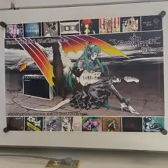 VOCAROCK collection feat.初音ミク 販促ポスター - メルカリ