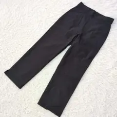 日本製 シューラルー SHOO LA RUE カジュアルストレッチパンツ 黒 S