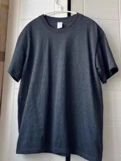 ダークグレー コットン Tシャツ