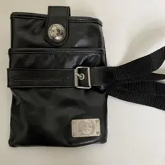 ミッキーマウス ショルダーバッグ スマホ対応 黒