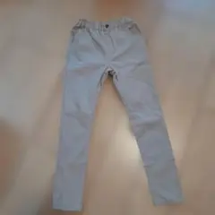 ベージュ スリムフィットパンツ 140cm