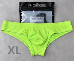 新品 メンズ XL CLEVER-MENMODE ビキニ ライムグリーン