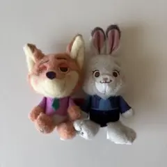 ズートピア ニック＆ジュディ ぬいぐるみ 2体セット