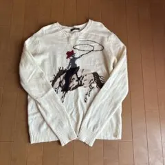 Brandy Melville カウボーイ柄 ニット 長袖
