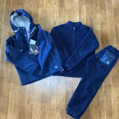 ヘリーハンセン　ネイビー ボア　フリースジャケット Mサイズ　セットアップ