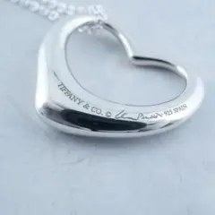 新品仕上 ティファニー エルサペレッティ オープンハート SV925 ネックレス