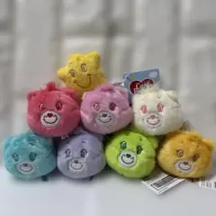 Care Bears ケアベア ちびでかマスコット＆フェイスマスコットセット